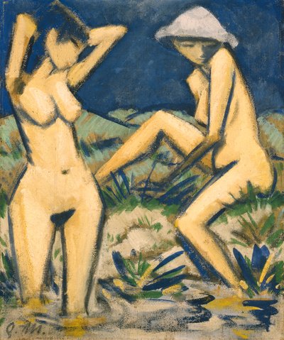 Bañistas, c.1920 de Otto Mueller