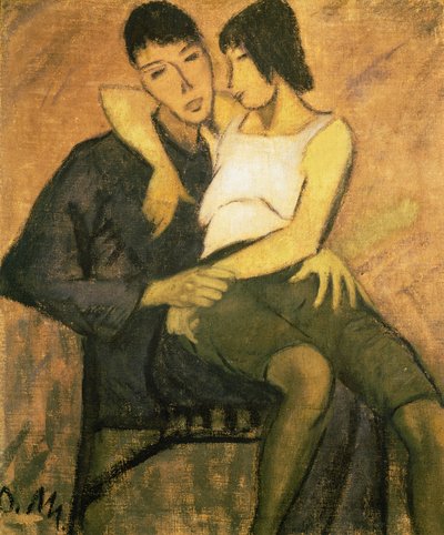 Pareja Urbanita, 1920 de Otto Mueller