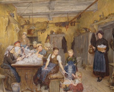 Plumas y plumones, 1884 de Otto Piltz