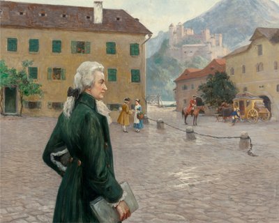 El joven Mozart en Salzburgo de Otto Robert Nowak