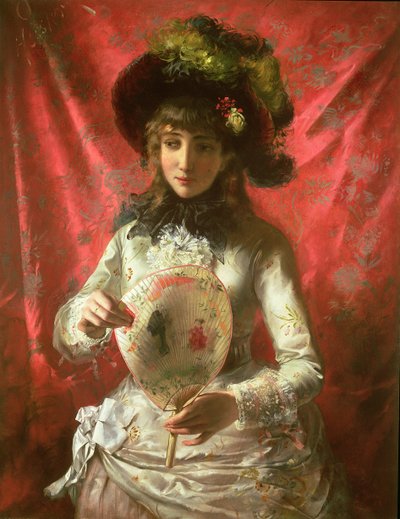 Niña con abanico de Otto Rudolf Hessler