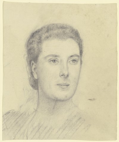Retrato de una dama (Margret Freebody?) de Otto Scholderer
