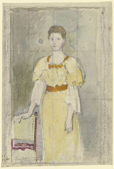 Dama de pie de Otto Scholderer