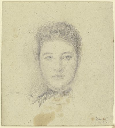 Retrato de la señorita Martin de Otto Scholderer