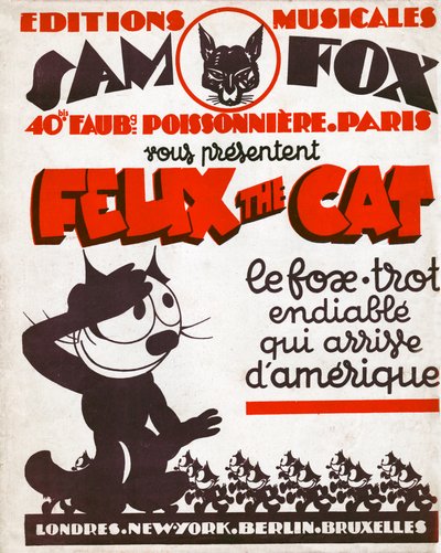 El gato Félix. (grabado, alrededor de 1930) de Otto and Sullivan Pat Messmer