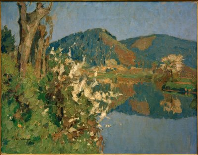 Primavera (Paisaje fluvial) de Otto Ubbelohde