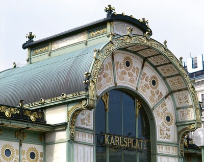 El Pabellón Otto Wagner en Karlsplatz de Otto Wagner