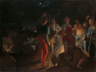 Los batavos asedian a los regimientos del ejército romano en Vetera
Claudio Civilis asedia a los romanos en Vetera Castra
uno de una serie de doce sobre la insurrección de los bátavos contra los romanos de Otto van Veen