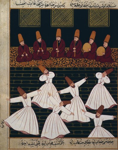 Ritual de los derviches giróvagos en Konya de Ottoman School