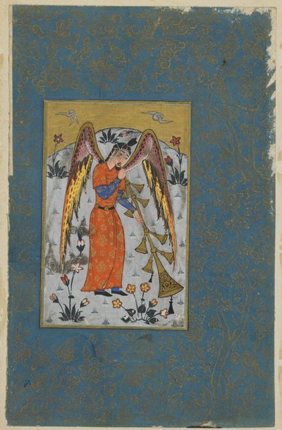 El ángel Israfil, c.1580-90 de Ottoman School