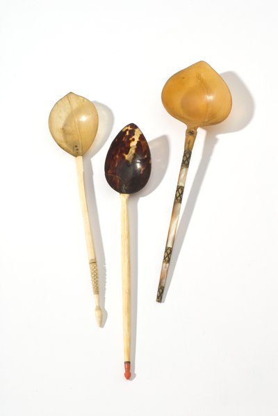 Tres cucharas otomanas del siglo XVIII (Sherbat) de Ottoman School