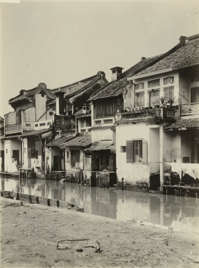 Casas chinas en Batavia de Oudheidkundige Dienst