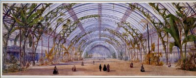 Arquitectura: proyecto para el interior de un palacio de cristal a construir en Saint Cloud cerca de París de Owen Jones
