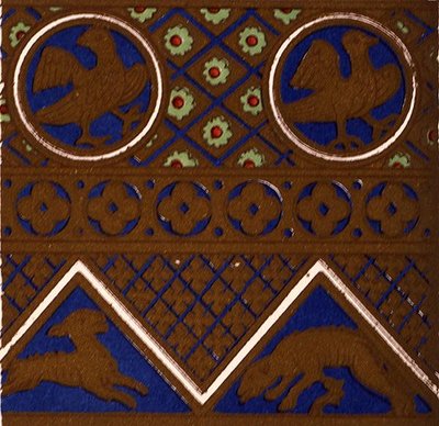 Ornamento Bizantino de un Cofre Esmaltado de 