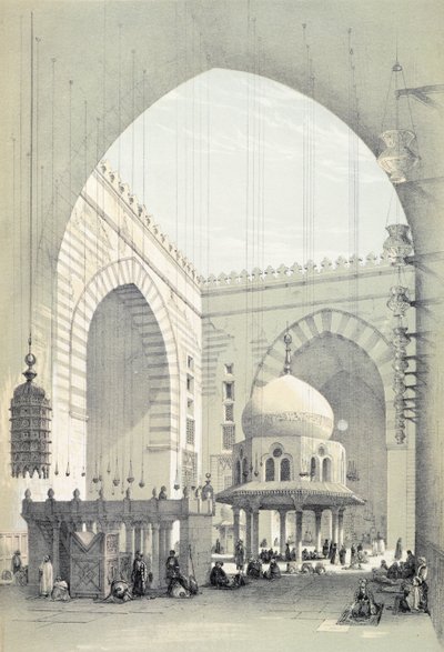Interior de la mezquita del sultán Hasan, en El Cairo de Owen Jones
