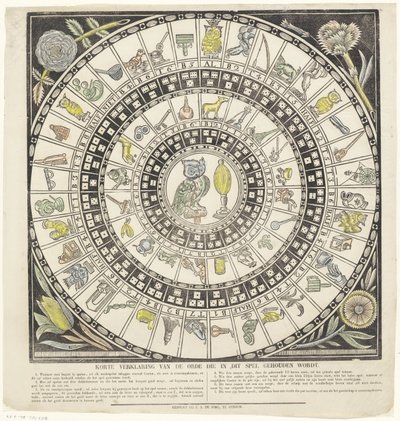 juego de búho de P.A. de Jong