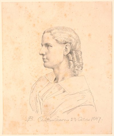 Retrato de dama de P.C. Skovgaard