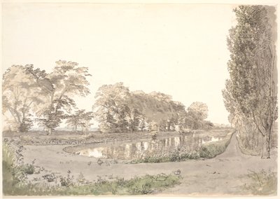 El estanque en Vogneserup de P.C. Skovgaard