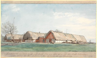 Lundsgaard aproximadamente en el centro de Læsø de P.C. Skovgaard