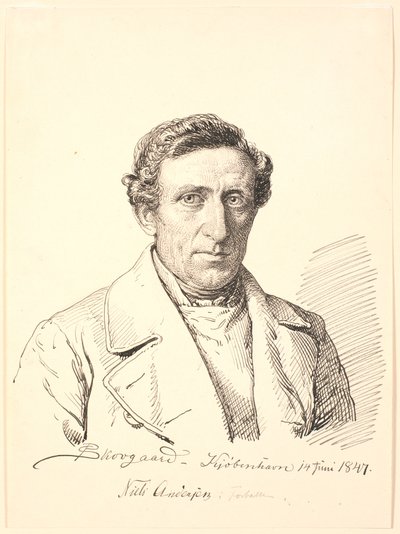 Retrato de Niels Andersen en Forballe de P.C. Skovgaard