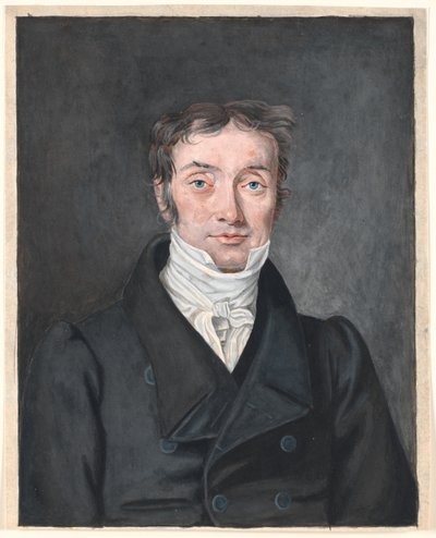 Retrato del maestro Hans Jensen Visby (1777-1870), de Aagerup, parroquia de Ramløse de P.C. Skovgaard