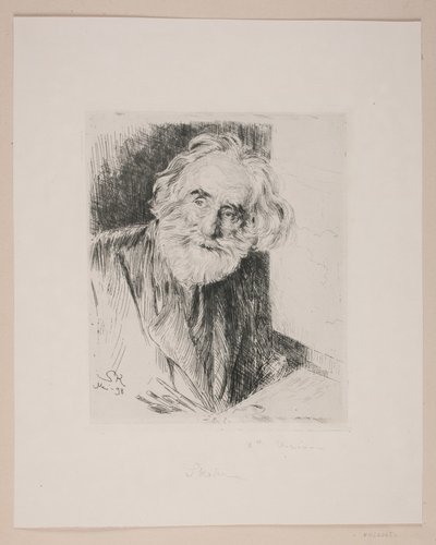 Retrato de Vilhelm Kyhn de Peder Severin Krøyer