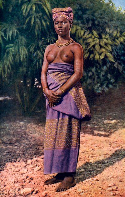 Una mujer de Accra, Ghana, 1922 de P. A. McCann