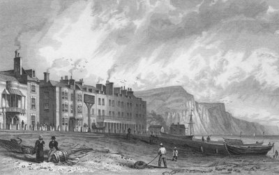 El Hotel York y la Biblioteca, Sidmouth de P. Heath