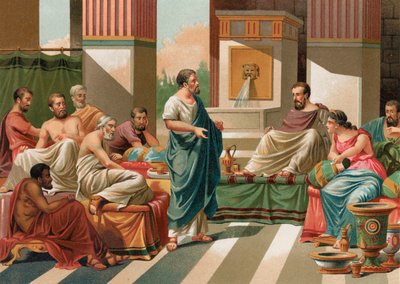 Banquete dado por los Siete Sabios de Grecia de P. Ros