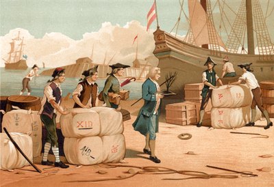 Bernard de Jussieu trayendo el cedro del Líbano a Inglaterra de P. Ros