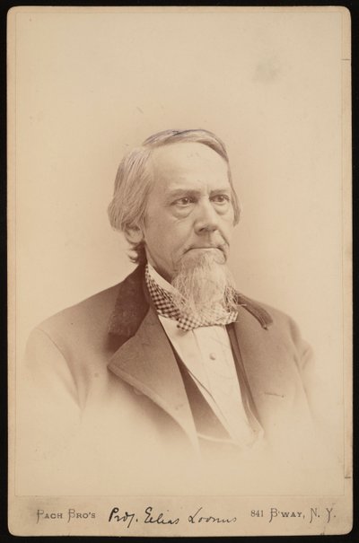 Retrato de Elias Loomis 1811-1889, entre 1883 y 1889 de Pach Bros