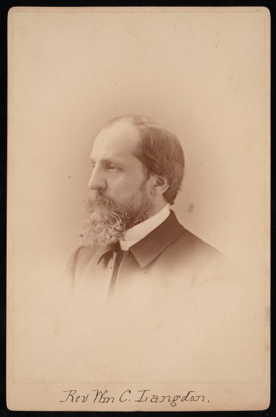 Retrato del Rev. William Chauncy Langdon 1831-1895, circa 1881 de Pach Bros