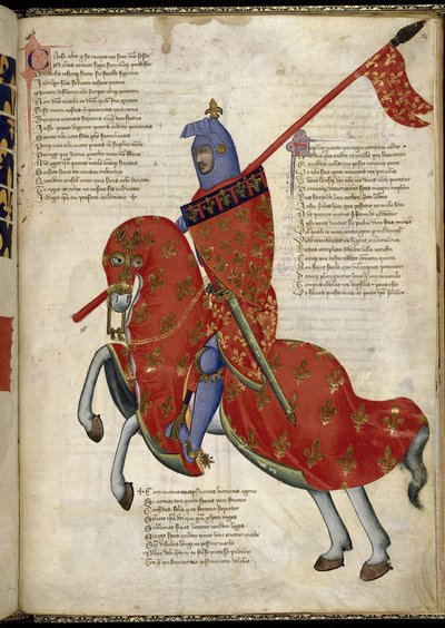 Un caballero de Prato, de Regia Carmina por Convenevole da Prato de Pacino di Buonaguida