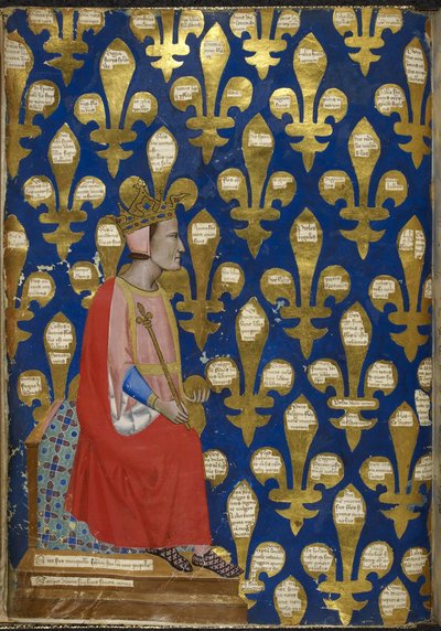 Roberto de Anjou de Regia Carmina por Convenevole da Prato de Pacino di Buonaguida