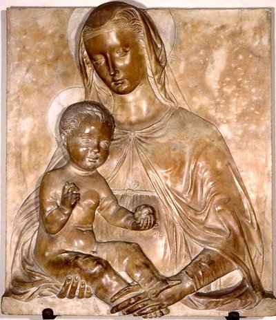 Madonna y Niño (mármol) de Pagno di Lapo Portigiani