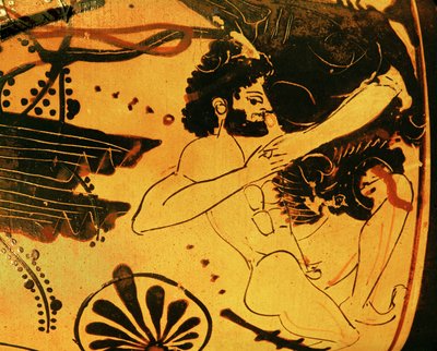 Heracles matando al león ... de Painter Diosphos