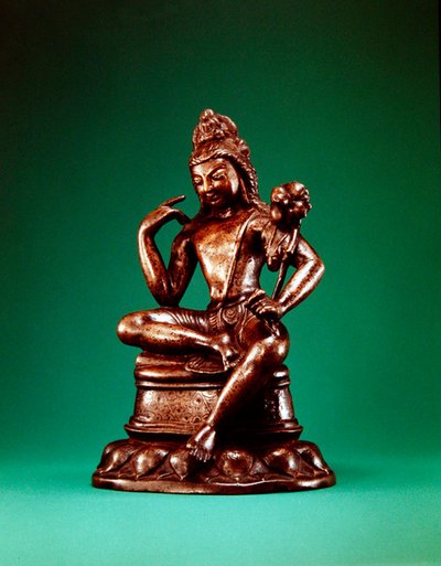 Padmapani Lokeshvara sentado en meditación, primera mitad del siglo VII de Pakistani School