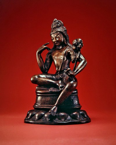 Padmapani Lokeshvara sentado en meditación, primera mitad del siglo VII (ver también 394853) de Pakistani School