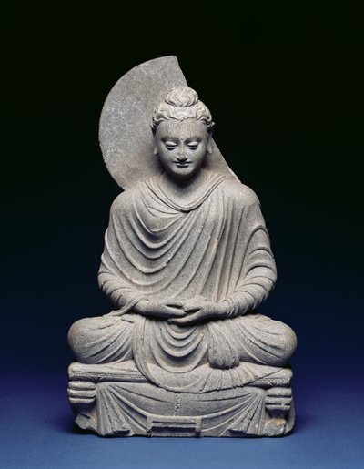 Buda Sentado, Gandhara, siglo I-III d.C. de Pakistani School