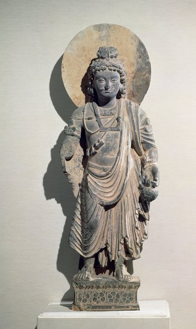 Bodhisattva Maitreya de pie, siglo III de Pakistani School