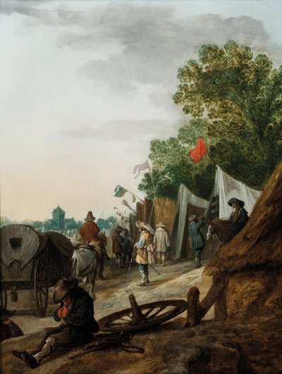 Un Campamento Militar de Palamedes Palamedesz