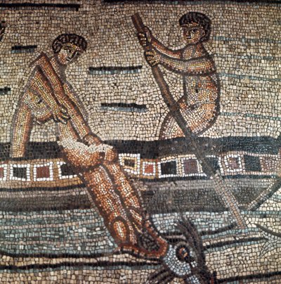 Escena de la vida de Jonás (detalle) de Paleo Christian