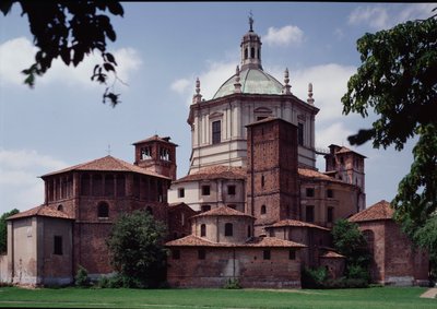 Vista de la Basílica, siglo IV de Paleo Christian
