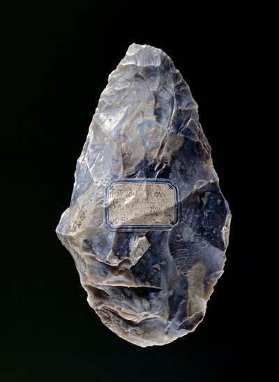 Hacha de mano, de St. Acheul, Somme, Amiens, Francia, Paleolítico, c.200 000 a.C. de Paleolithic