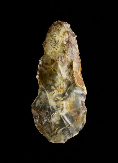Hacha de mano (sílex) de Paleolithic