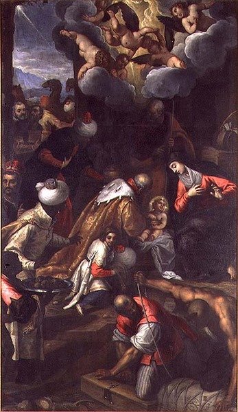La Adoración de los Magos de Palma Il Giovane
