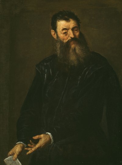 Retrato de un caballero, c.1590 (óleo sobre lienzo) de Palma Il Giovane (1548 1628)