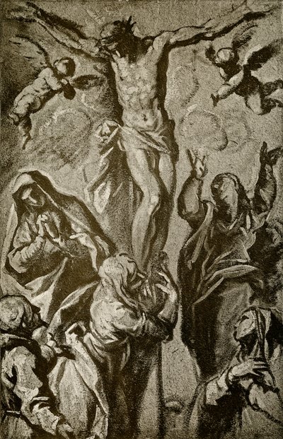 Cristo en la cruz de Palma Il Giovane