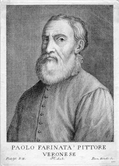 Retrato grabado de Paolo Farinata