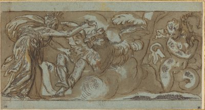 Ceres transformando a Ascalaphus en un ave de mal augurio de Paolo Farinati